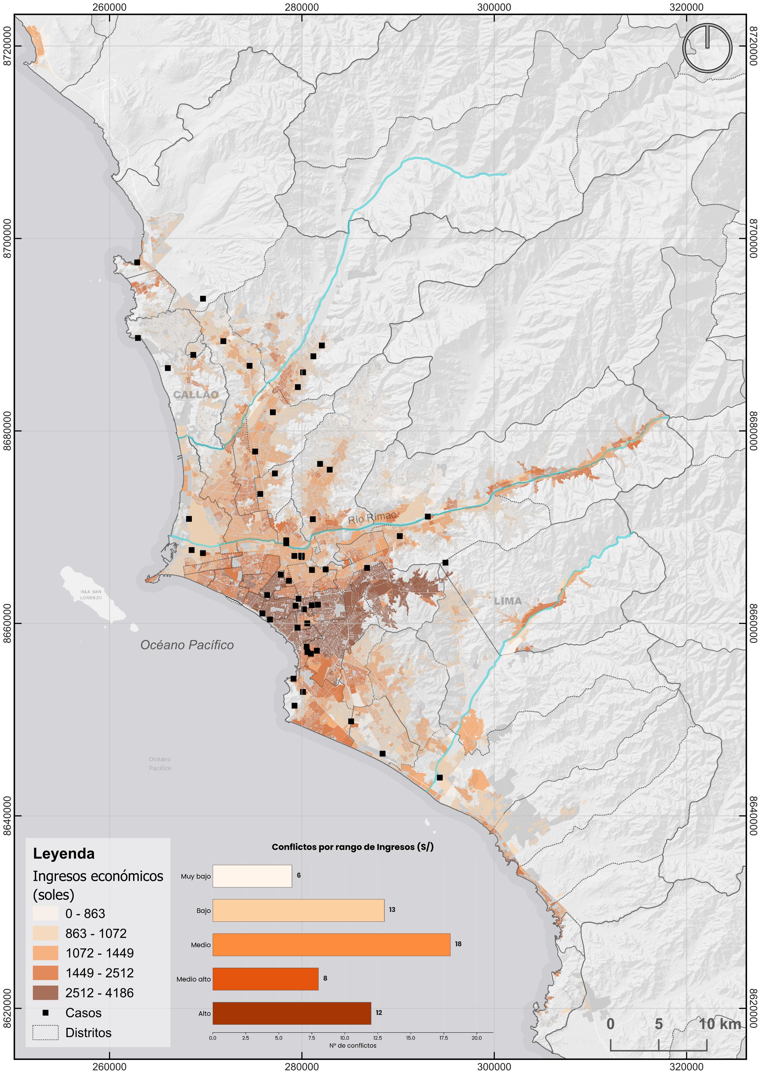 Mapa de ingresos económicos